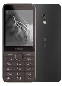 Nokia 235 4G Feature Phone with Bluetooth, MP3 Player, 2MP Camera, Snake and Long Battery Life - Black