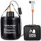 koopsmate Portable Camping Dusche,20L wiederaufladbare Luftpumpe Outdoor Electric Camping Dusche,Solarheizung,Schwarzer PVC Sicherheits Airbag, Thermometer,Geeignet für Strand,Camping,Wandern
