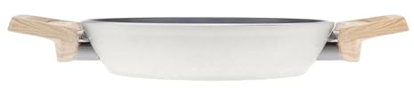 Karaca Swiss Crystal Induction Shallow Stock Pot, 20cm, Creamy