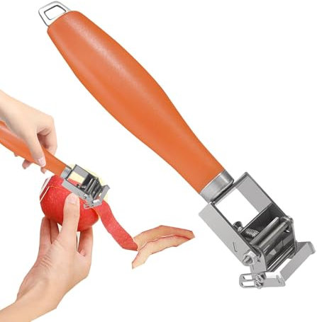 Cortador de zanahorias, pelador de pepinos, cortador de pepinos con mango cómodo | Pelador de cocina ajustable de mano para frutas y verduras
