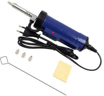 HOMSFOU Bomba Desoldadora Eléctrica De Soldadura Con Boquilla De Succión Herramienta Desoldadora Portátil Para Reparación De Pcb Taller Electrónico