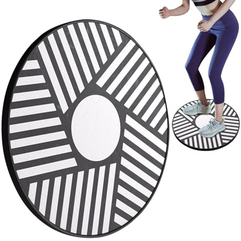 Wackel Balance Board,Balance Board Aus Holz Für Stehübungen Und Gleichgewichtstraining | Rutschfeste Fitnessplattform Mit Stabilität Für Senioren, Sportler, Frauen & Männer