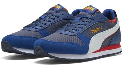 PUMA Sneakers St Miler Retro Run Unisexe 43, Navy White Clyde Royal Fierce Red Blue