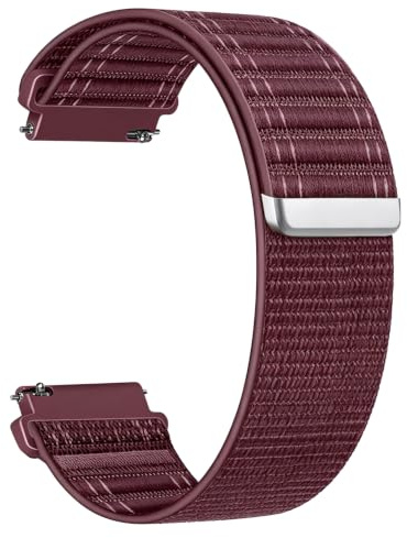Aurrain 18mm nylon sportarmband klockarmband för Garmin Vivoactive 4S/3S/Venu3s/2s/Huawei WatchGT5/WatchGT4/Forerunner255s/ActiveS/Fossil Ladies Gen 6/5E/3/4/HRGen4, unisex ersättningsklockarmband.