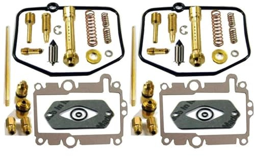 Carb Réparation Kit De Réparation Carburateur pour Yamaha TDR250 2YK TDR 250 1988-1990, Joint Torique, Vis Guidage, Pointeau Ensemble Pièces(Couleur 3)