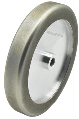 200 Mm, Kompatibel Mit CBN-Schleifscheibe, 8 Zoll X 1,25, Schärfscheibe, Radiuskante R1/4 Zoll, Aufnahmedorn 5/8 Zoll, For HSS-Hartmetallstahl, Drechselwerkzeuge, Körnung(180)