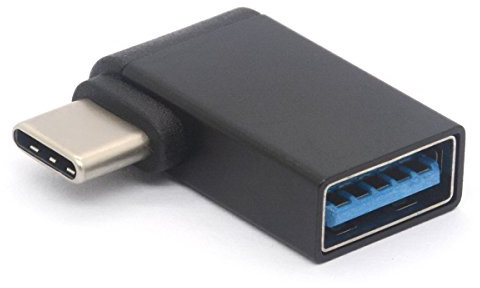 Tomost Angled USB C Adapter 90 Degree USB to TYPE C Adaptor | USB 3.0 Type C Converter Connector for Macbook Pro 2017, Dell XPS 15, Samsung S9 S8 Note 8, Google Pixel, HuaWei P10 Mate 10