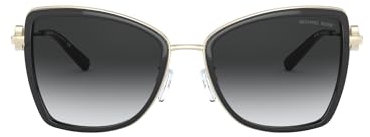 Michael Kors Damen 0mk1067b Sonnenbrille, Black/Grey Shaded, One Size