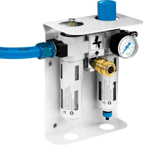 Festool Versorgungseinheit VE-CT - Druckregler, Öler & Kondensatablasser | Druckluft-Serviceeinheit mit Schnellkupplung für ölfreien Abgang – passend für CT 26/36/48 LE