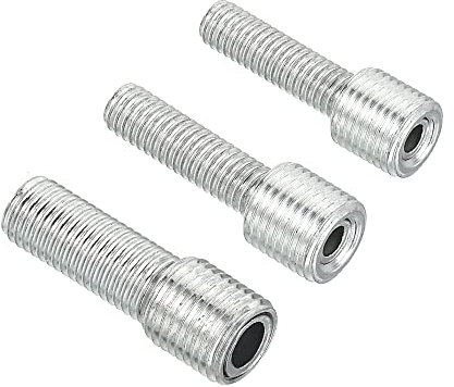 PATIKIL M10/M12 to M6/M8/M10 Reducing Screw, 6 Pack 30mm Long External Thread Adapter Reducer Convert Joint Hardware Double Male Thread Bolts