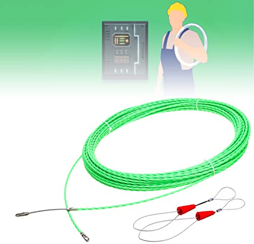 10Metri Sonda Tiracavi,Sonda Elettricista Poliestere,Sonda Passacavi 4mm Diametro,Estrattori Per Cavi,Estrattore Di Cavi Elettrici Attraverso La Parete,Cable Puller Fish Tape