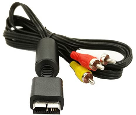 MOOKEENONE 1.8M RCA AV Audio Video Cable TV Cable para PS1/2/3 Adaptador HDMI