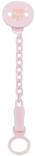 Chicco All You Can Clip, nappkedja, mjuk nappkedja, mjuk kedja, nappkedja, rosa
