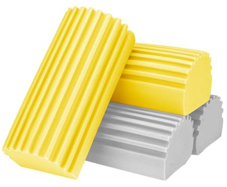 EQLEF Plumero Húmedo Esponja, 4PCS Esponja Polvo Limpieza Esponja de Limpieza Húmeda Esponja Mágica Atrapapolvo Para Limpiar Persianas, Vidrio, Barandillas, Espejos, Ventanas