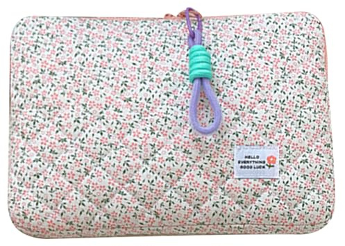 ZAYIUKI Pochette Florale à la Mode pour Ordinateur Portable,Housse Mince pour Ordinateur 11/14/15 Pouces,Pochette Pratique pour Ordinateur Portable,Sacs légers