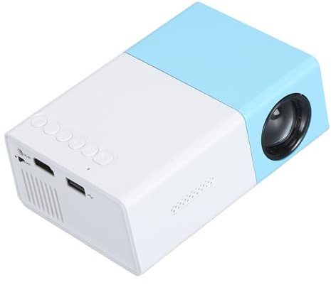 LED Portátil Doméstico Inteligente Luz Suave Blanca Azul Soporte 1920x1080 Altavoz de bajo Ruido 100-240V para Cajas de TV para Niños (Enchufe de la UE)