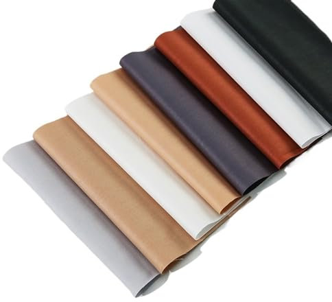 ZGXNYI Dicht Gewebter Stoff zum Nähen 8PCS DIY Regenbogen Baumwolle Stoff Einfarbig Kleidung Hand Quilt Nähen Tuch Patchwork Zubehör 20x25cm Baumwolle Quiltingstoff Bündel(1)