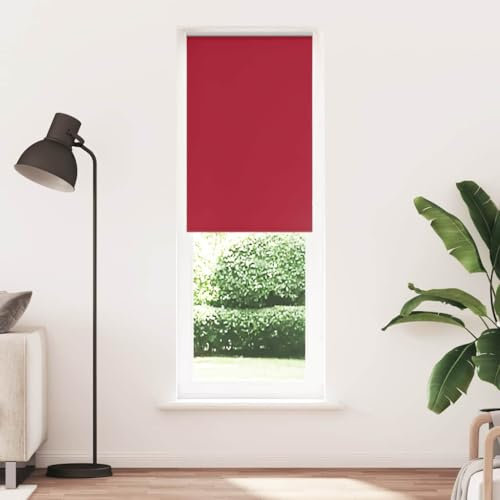 Verdunkelungsrollo rot 85x210 cm Stoffbreite 80,7 cm Polyester