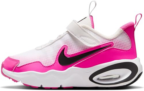 Nike Air Max Nova Schuh (Jüngere Kinder), Scarpa, Bianco Nero Laser Fucsia, 34 EU