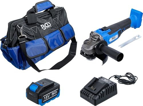 BGS 7396 | Laddningsbar vinkelslip-sats | borstlös | 18 V | med batteri och snabb-laddare