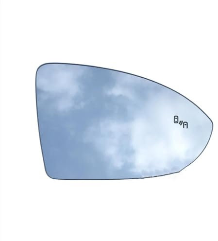 QAQMHVCVB Beheizte Seite Rückspiegel Glas Toten Winkel Assist Für VW Für Golf 7 7,5 VII GTI MK7 GTD GTE Für R-Linie 2013-2020(rechte Seite)