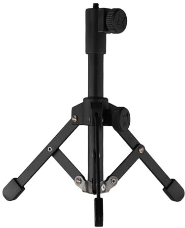 Pqahffowr Mini Support de Support de Microphone pour TréPied de Table avec Filetage de 1/4 Pouce pour Les RéUnions, Les ConféRences, la Parole et