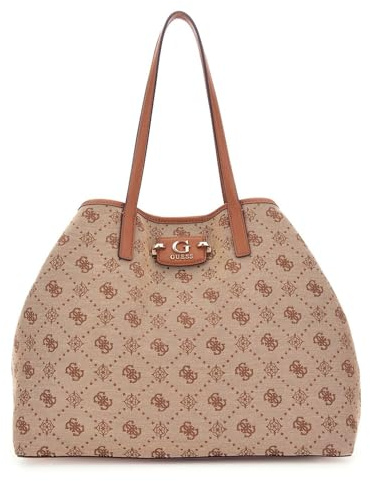 GUESS Neda Large 2 In 1 Tote Bag L Latte Logo