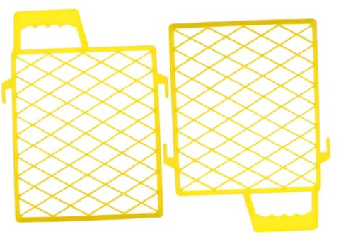 TOBBOMEY 2pezzi Vassoio Plastica Griglia Per Vernice Da Filtraggio e Organizzazione Per Interni Domestici e Uso Professionale Include Rivestimenti Sostituibili