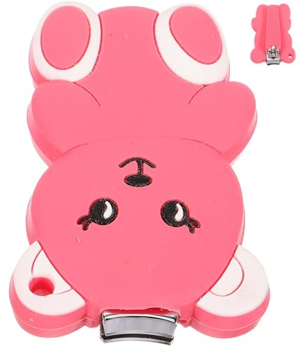 Beaupretty Cortauñas para Niños y Bebés Bordes Curvados, Clip y Fácil de Usar, Material de Silicona y Acero al Carbono, Diseño Ligero y Seguro para Recién Nacidos
