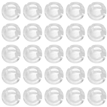 CRAFTHROU 25 Topes de Cadena Cuentas para Persianas Enrollables de 4.5 Mm, Accesorios Pom para Fijar y Ajustar Longitud en Cortinas y Estores
