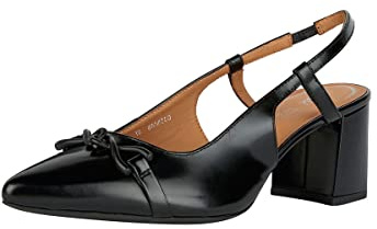 Geox Décolleté D Bigliana Donna, Nero, 36 EU