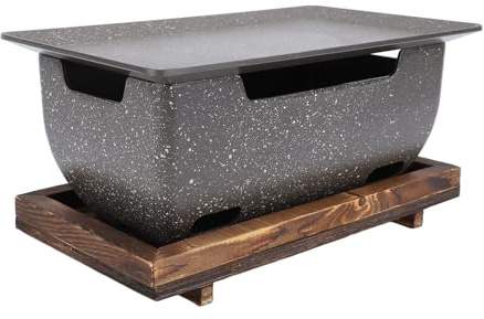 Tragbarer Holzkohlegrill, Kompakter Tisch-Mini-Räucherofen, Kleiner Grillofen, Kleiner Grill für Camping, Reisen, Picknicks, Garten, Strandparty Im Freien