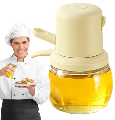 Pulverizador de aceite para cocinar, pulverizador de aceite de oliva, botella pulverizadora para aceite, 200 ml, pulverizador rellenable para freidora de aire, botella dispensadora de aceite