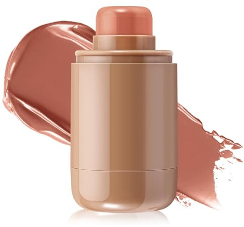 Boobeen Pocket Cream Blush Stick per Guance Multi Stick per Labbra e Guance Rossetto e Trucco per Guance per Donne Anziane