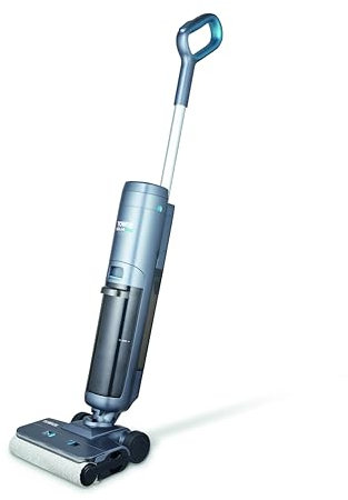 Tower T547003 Aquajet Pro Cordless Wet & Dry Hardfloor Cleaner with One Touch Controls, LED Display Panel, 650ml Clean Water Tank, 550ml Dirty Water Tank, 22.2V, Titanium