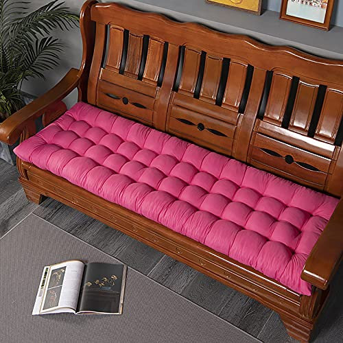 genérico Cojines Antideslizantes para Banco de Muebles de palets de jardín, Cojines rectangulares Reutilizables para Silla de Columpio para Mayor Comodidad y Durabilidad, Acolchado antidesl