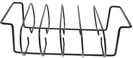FONDOTIN Côtes Support pour Barbecue à Steak Outil Robuste pour Barbecue Facile à Nettoyer Manipuler Utilisable Fumoirs Et Fours Traditionnels