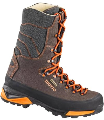 DIOTTO Himalaya HV Botas de Caza y Trekking, 28 cm, Suela Vibram Curcuma, Membrana Windtex Pro, Marrón/Naranja (Marrón, Sistema tallas calzado EU, Adulto, Números, mediano, 44)