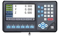 ZADCCS Righello for Reticolo Tavolo Display Digitale Sensore di Spostamento Ad Alta Precisione Fresatrice Universale Rettificatrice Righello for Reticolo Elettronico 0-1000mm(D80 LCD XYZ 3 Axis)