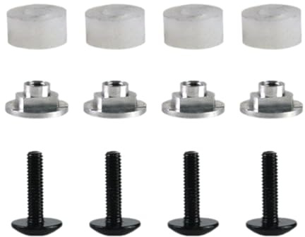DimyFew Eishockey Visier Hardware Kit, Ersatzvisier Abstandshalter, Eishockey Ausrüstung, Sichere Ersatzteile, Zubehör für Eishockeyhelme