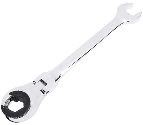 Llave de boca, 72 dientes, ajustable en 180 grados, 19 mm, adecuada para líneas de, frenos y aire acondicionado