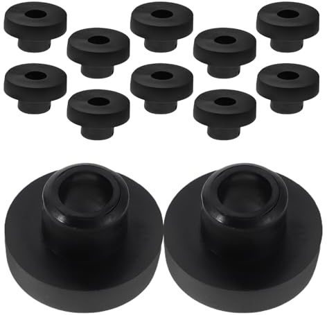 Housoutil 12 Boccole in Gomma per Serbatoio Gas Tosaerba Passacavi Resistenti per Kit Ricambio Accessori per Serbatoi Tosaerba e Macchine Agricole Supporto Stagno e Durevole