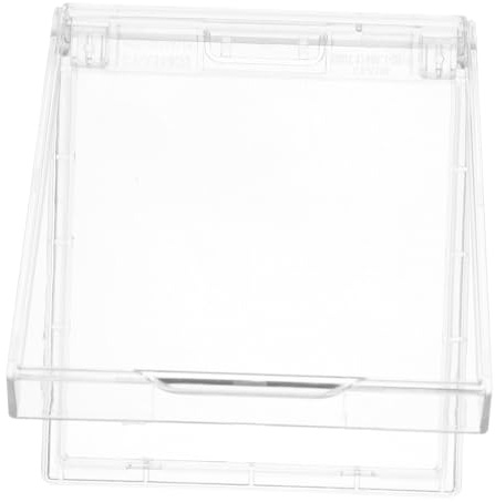POPETPOP Cubierta de Enchufe Tipo 86 Ultradelgada Transparente, Caja Adhesiva para Interruptor de Baño y Cocina, Tapa Resistente Humedad para Enchufes de Pared, Protección Segura