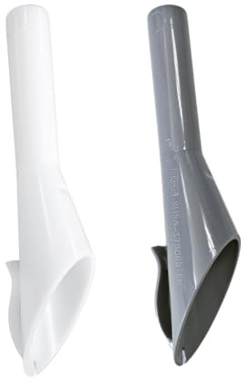 Lot de 2 Entonnoirs Universels pour Carburant et Huile – Entonnoirs Gris et Blanc en Plastique PE Durable, Idéal pour Essence, Diesel et Huile de Moteur, Conception Compacte et Ergonomique
