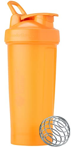 BlenderBottle Classic V2 Shaker Bottle Perfect for Protein Shakes and Pre Workout, 28-Ounce, Mango