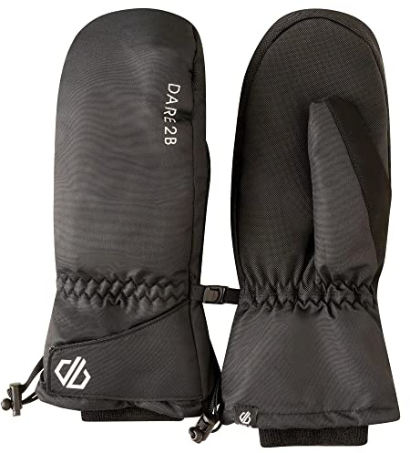 Dare 2b Mens Veracity II Insulated Padded Winter Mittens, ARED 5000 Waterproof & Breathable Inner Gloves with Textured Palm for Grip - Prefct for Winter Sports
