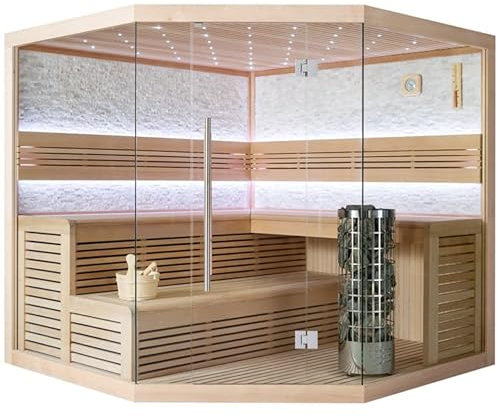 AWT Sauna E1101A Hemlock/220x220/9kW Cilindro