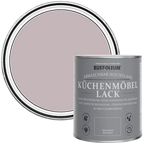 Rust-Oleum Küchenmöbellack im Hochglanz - Finish - Flieder Wein 750ml