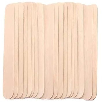 Spatules à Cires,Spatule Bois Epilation,Spatule Application Cire Chaude,Spatule Cire Epilation Cire Spatule Bâtons Applicateurs Spatule pour Épilation Sourcils X 20