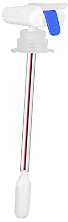 F Fityle Dispensador de Leche, dispensador de Bebidas, dispensador portátil de Botellas de Agua, dispensador automático de Bebidas, para Fiestas, al, Azul y Blanco